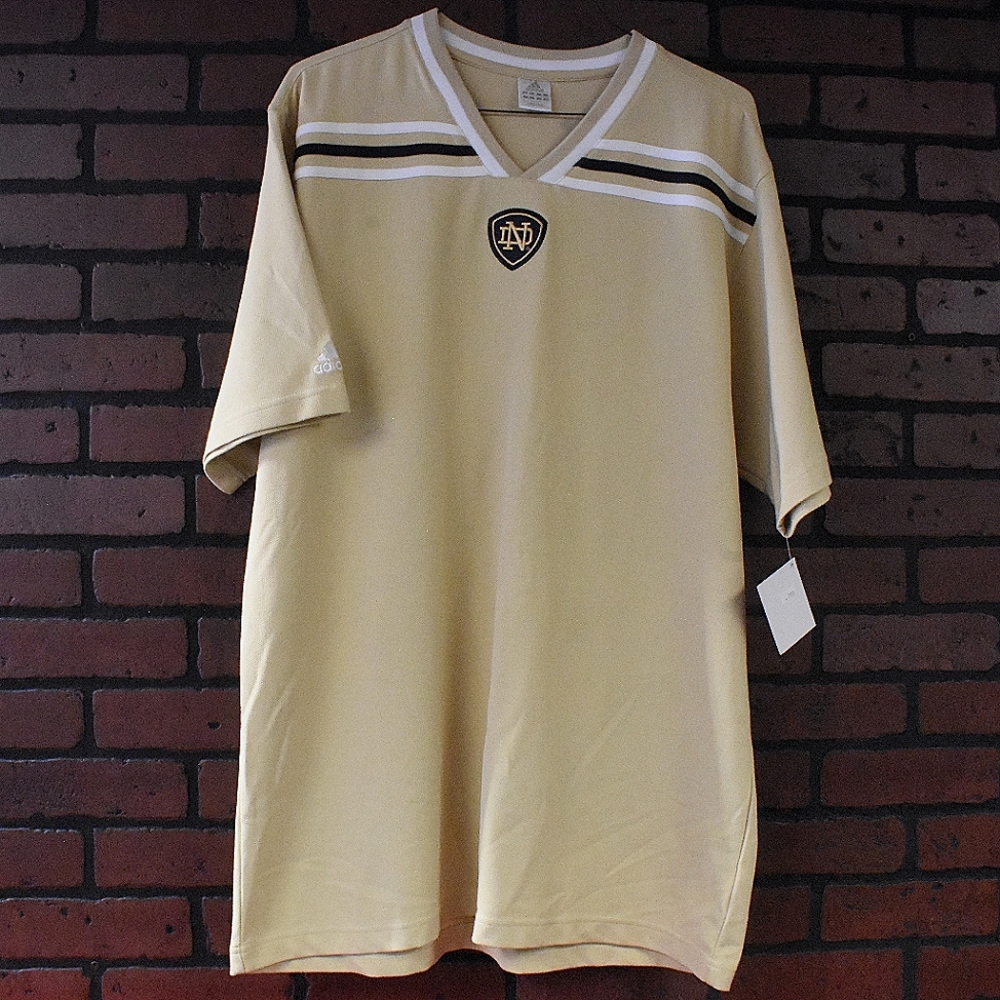 Adidas Notre Dame Gold Knit Sweater